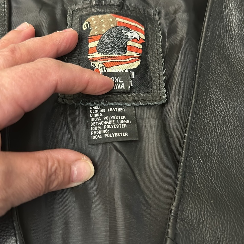 AMERICAN RIDER leather vest - Picture 6 of 10